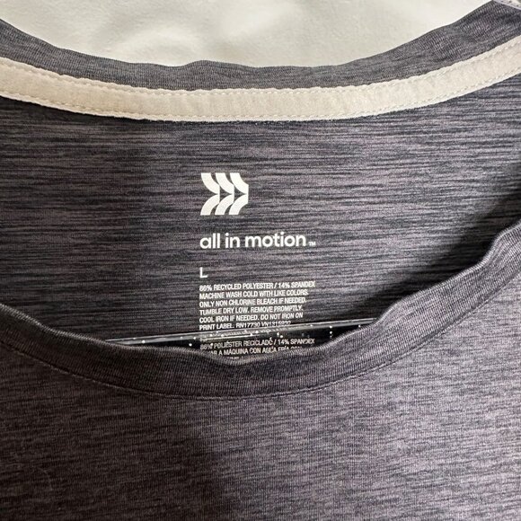 All in Motion Grey Athletic Tee - Picture 3 of 3